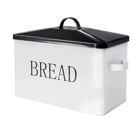 black metal bread box|metal farmhouse bread box.